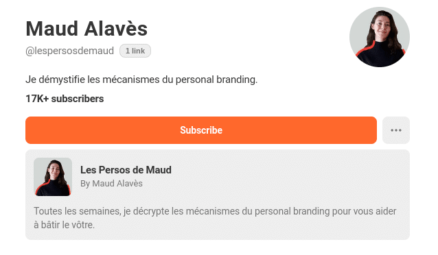 newsletter maud alavès