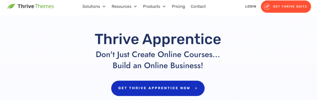 outil création tunnel de vente Thrive Apprentice